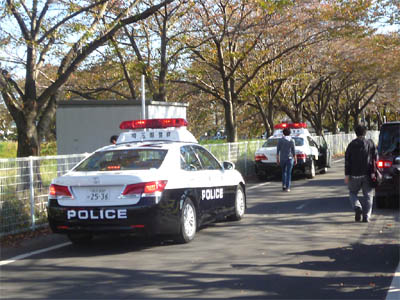 Japanisches Polizeiauto