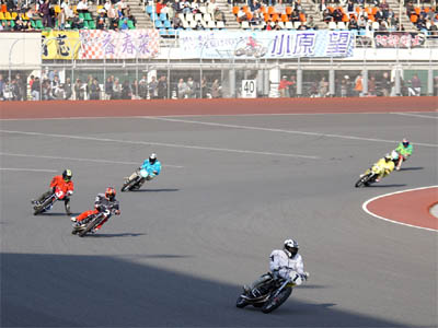 SG日本選手権オートレース３日目第10レース最終予選の試走