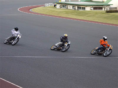SG日本選手権オートレース３日目第11レース最終予選のゴールシーン