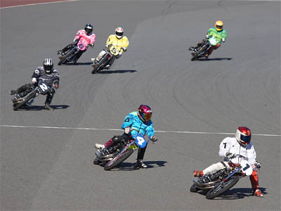 第47回SG日本選手権オートレースの最終日第６レースの一般Ａ戦のゴールシーン