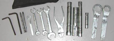 ZZR400 tool set