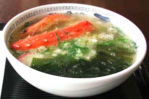海の幸ラーメン 道の駅マリーンアイランド岡島 紋別