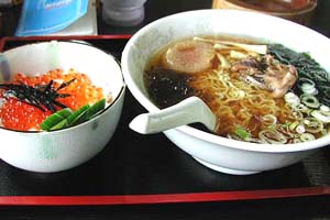 えりもBセット えりも食堂 襟裳岬