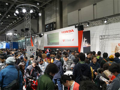 東京モーターサイクルショー HONDA展示ブース