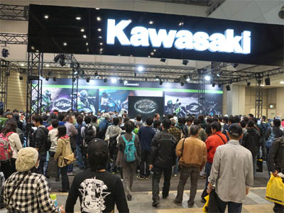 東京モーターサイクルショー Kawasaki展示ブース
