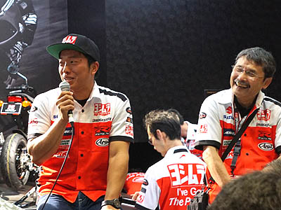 津田拓也選手(Yoshimura Suzuki Shell Advance Racing Team)