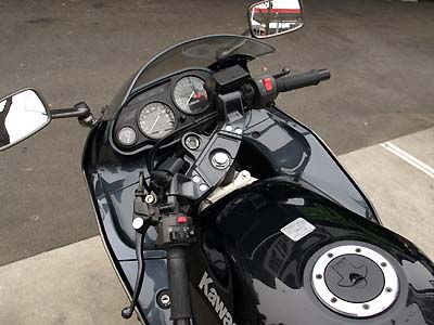 ZZR400に二輪車用ETCを搭載した写真(全景)