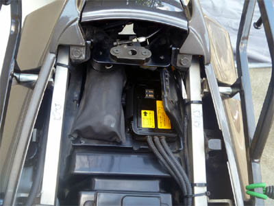الجسم الرئيسي لل ETC للدراجات النارية من النوع المنفصل مع غطاء مفتوح