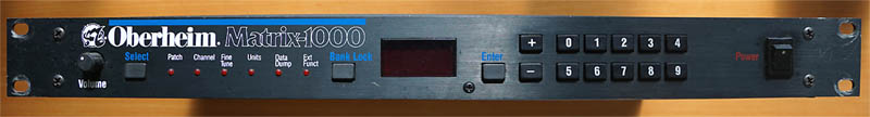 Oberheim製のアナログシンセ音源モジュールMatrix-1000