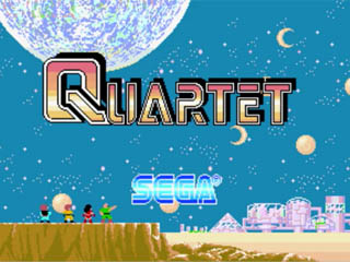 カルテット(Quartet) のタイトル画面（クレジット画面）