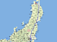 国道4号線の地図