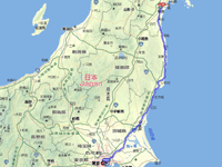 国道6号線の地図