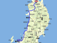 国道7号線の地図