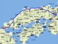 国道9号線の地図