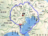 国道16号線の地図