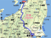国道17号線の地図