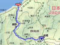 国道18号線の地図