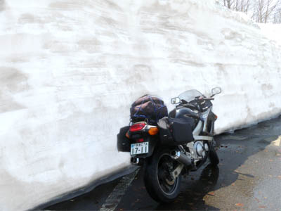 八幡平アスピーテライン（秋田県道23号線～岩手県道23号線 ）の雪の回廊
