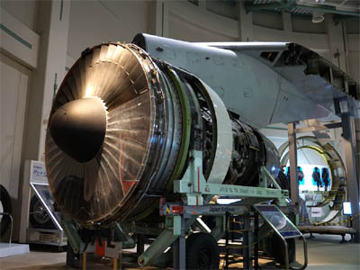 ジャンボジェットことBoeing747で使用されていたプラット＆ホイットニー(Pratt&Whitney)社製エンジンJT9D-7R4G2