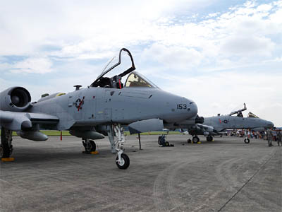 韓国烏山空軍基地(Osan Air Base)所属の第51戦闘飛行隊のA-10サンダーボルト