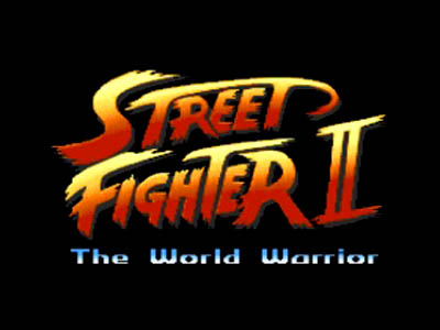 Titelbildschirm von Street Fighter2