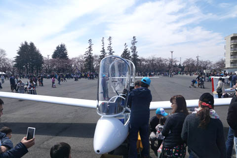 日本学生連盟のモーターグライダー
