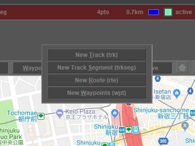 Append Dialog for adding new routes