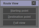 Route View button to display the route of Google Maps