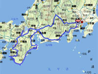 Kii peninsula touring route