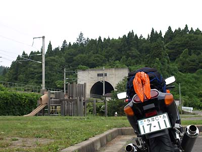 青函トンネル本州側入り口