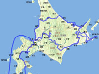 Itinéraire touristique à Hokkaido