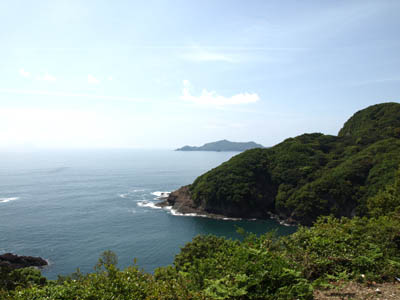 徳島県道147号線、南阿波サンラインから見た綺麗な景色