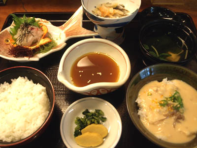 宇和島郷土料理「かどや」の鯛めし＆さつま汁セット
