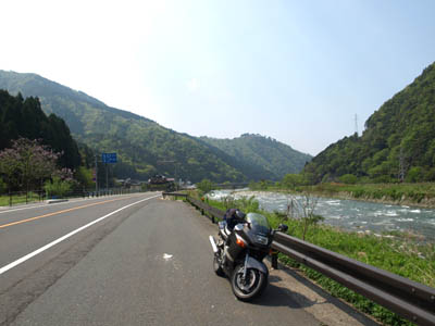 鳥取家から兵庫県に入る国道29号線