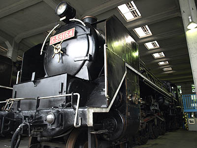 梅小路蒸気機関車館に展示されているC59-164号機