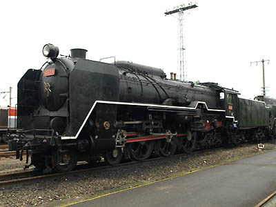 梅小路蒸気機関車館に展示されているC62-1号機