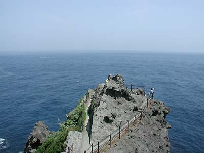 石廊崎の先端にある美しい太平洋の海が見られる展望台