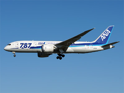 北京(PEK)発 成田(NRT)行 全日本空輸 NH956便、Boeing Boeing 787-8 (JA815A)