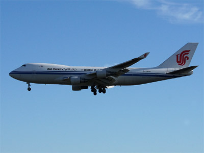 上海浦東(PVG)発 成田(NRT)行 CCA1073便、中国国際貨運航空 Boeing 747-400F(Freighter) (B-2409)