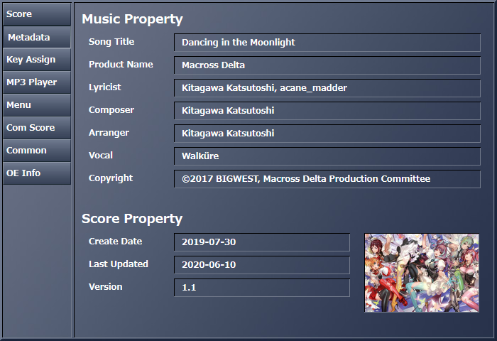 Music Property of 'Score Viewer'