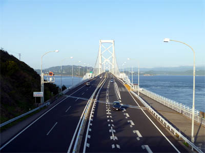 神戸淡路鳴門自動車道の大鳴門橋