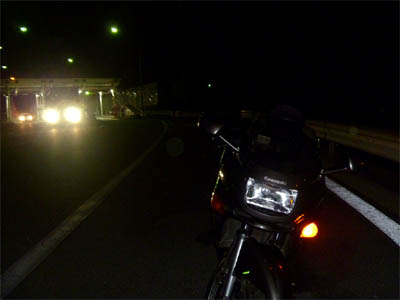連休初日の渋滞回避のために前泊移動で利用した名神高速道路の彦根インターチェンジ
