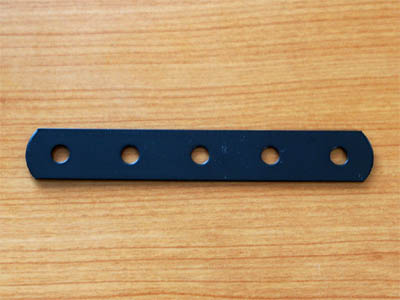 DIY 매장에서 구매 한 조인트 브래킷 (10cm, 5 홀, 검은 색)