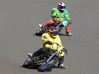 SG日本選手権オートレース３日目第１レース一般戦の試走