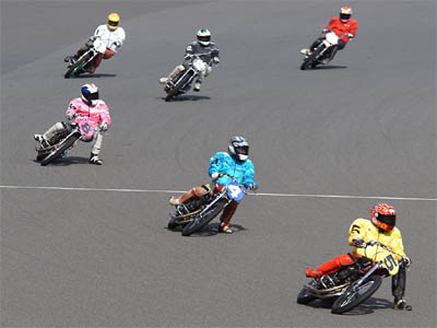 SG日本選手権オートレース３日目第３レース一般戦のゴール