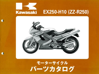 Catálogo de piezas de Kawasaki ZZR