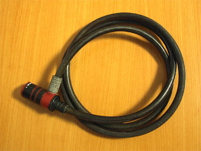chain-type security lock for motorcycle