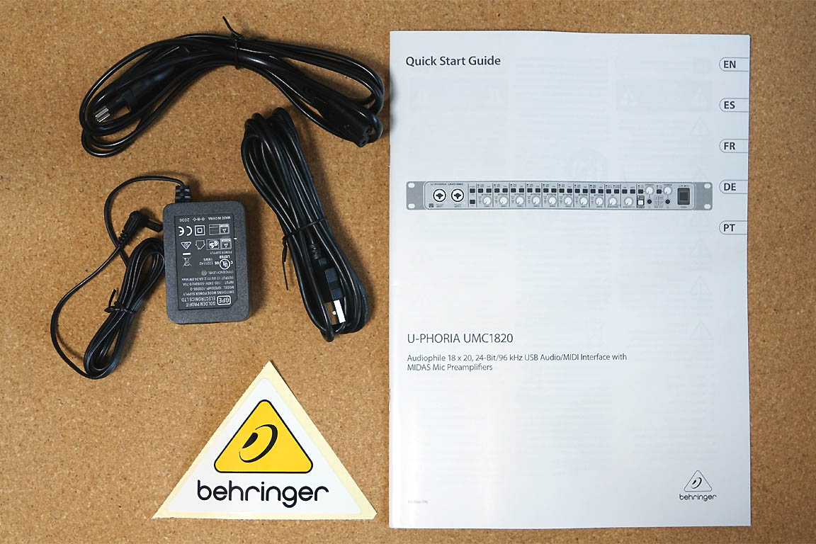 behringer U-PHORIA UMC1820 - USB接続オーディオインターフェース
