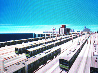 The screenshot of 'Take the A-Train 2001' for Play Station