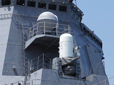 護衛艦「あたご」に搭載されているファランクス「Mk15 高性能20mm機関砲」